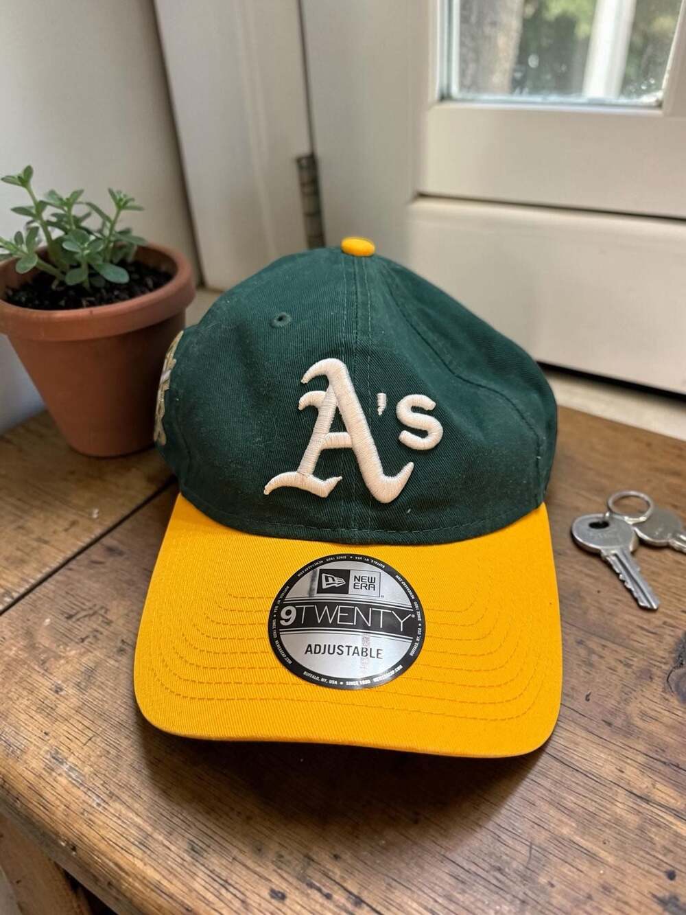 New Era Oakland Athletics 9TWENTY Adjustable Hat Cap 42 Patch
